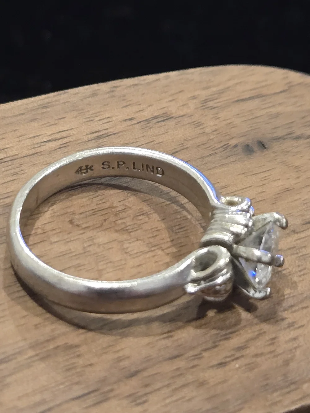 LINDENWOLD FINE JEWELERS inner engraving
